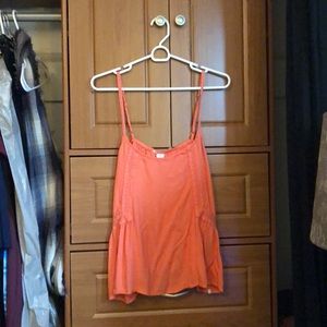 Volcom Coral pink tank top